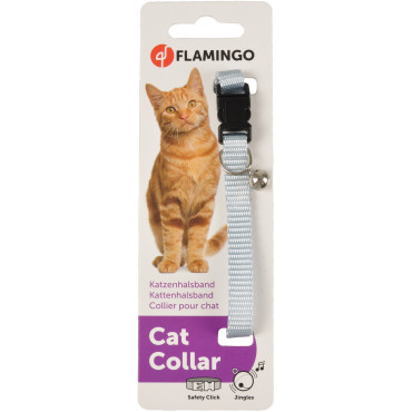 FLAMINGO CAT COLLAR ZIGGI LIGHT BLUE